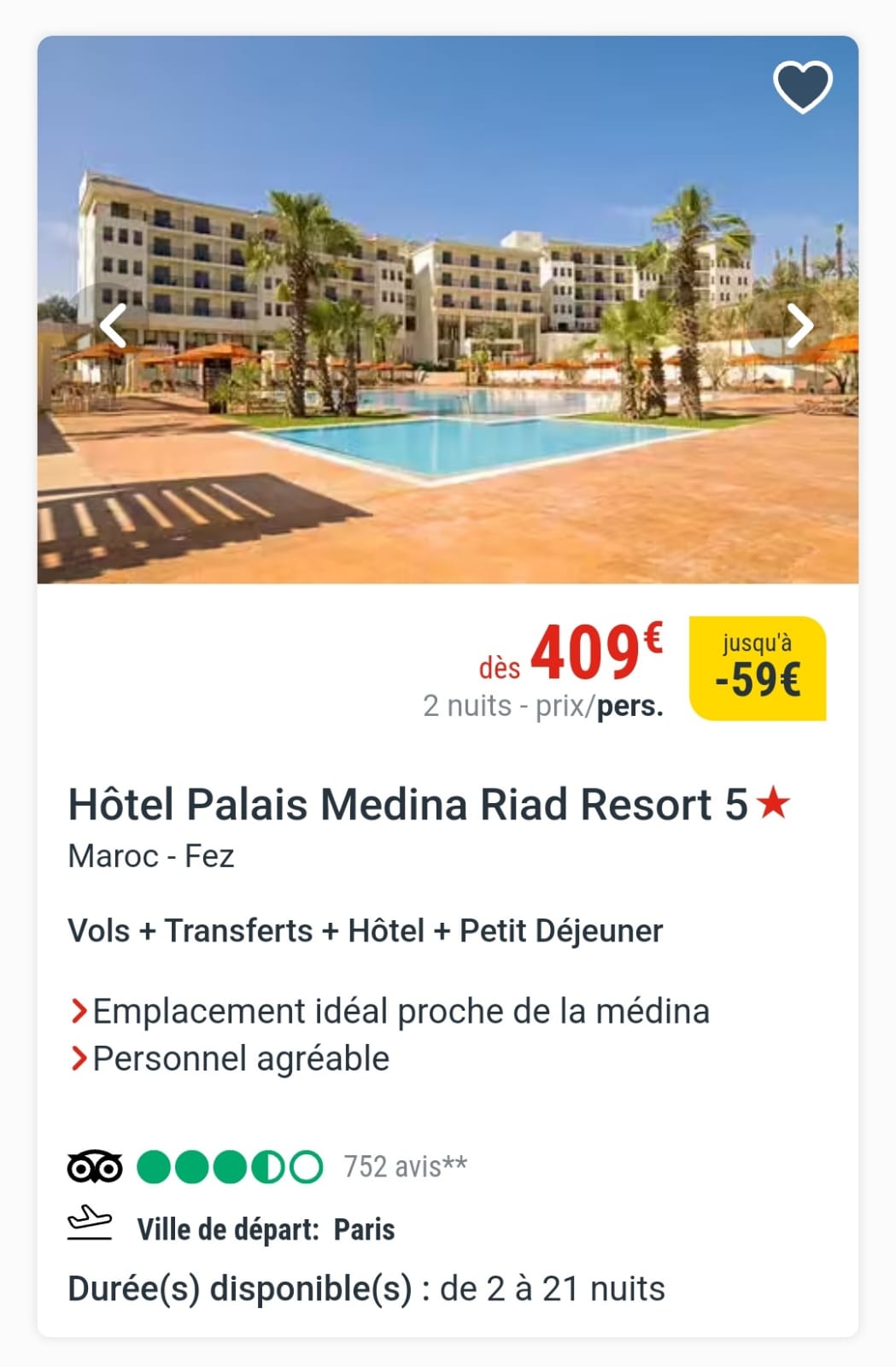 HOTEL & PALAIS RESORT FEZ
